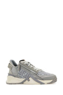Fendi Grey Fabric Fendi Flow Sneakers