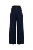 Seven For All Mankind Dark Blue Denim Slouchy Jeans