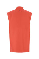 Agnona Coral Wool Blend Vest