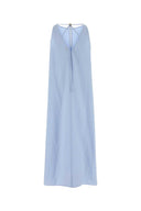 Agnona Light Blue Poplin Dress