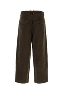 Entire Studios Brown Cotton Gully Pant