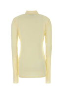Entire Studios Yellow Stretch Jersey Polo Shirt