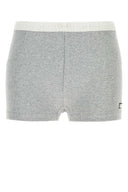Entire Studios Grey Stretch Cotton Shorts