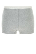 Entire Studios Grey Stretch Cotton Shorts