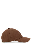 Cappello da baseball Circense in rafia marrone Max Mara