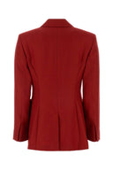 Max Mara Red Linen Volonta Blazer