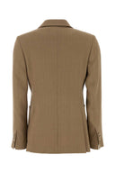Max Mara Camel Hamp Gel Blazer