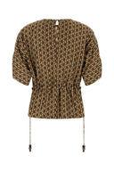 Max Mara Printed Silk Nordica Blouse