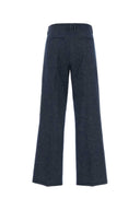 S Maxmara Blue Chambray Abete Pant