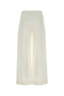 S Maxmara White Linen Amedea Pant