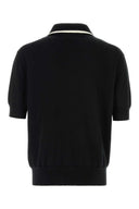 Jil Sander Black Cotton Polo Shirt
