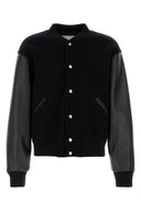 Jil Sander Black Wool Bomber Jacket