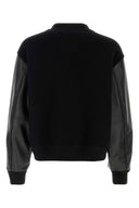 Jil Sander Black Wool Bomber Jacket