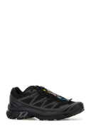 Salomon Black Fabric And Rubber Xt 6 Sneakers