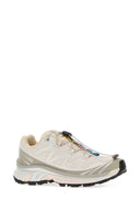 Salomon Grey Fabric And Rubber Xt 6 Sneakers