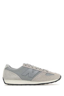 Junya Watanabe Grey Suede And Mesh Junya Watanabe X New Balance Sneakers