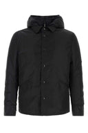 Junya Watanabe zwart nylon Junya Watanabe X CP Company donsjack