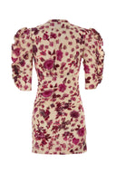Isabel Marant Printed Stretch Silk Doris Mini Dress