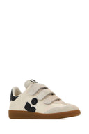Isabel Marant Chalk Leather And Suede Beth Sneakers