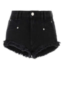 Isabel Marant Black Denim Eneidala Shorts