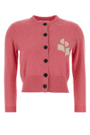Isabel Marant Etoile Pink Cotton Blend Newton Cardigan
