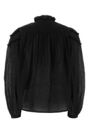 Isabel Marant Etoile Black Cotton Blend Christa Shirt