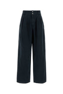 Isabel Marant Etoile Black Denim Wide Leg Nadine Jeans