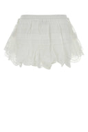 Isabel Marant Etoile White Cotton Puria Shorts