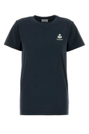 Isabel Marant Etoile Dark Blue Cotton Aby T Shirt
