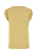 Isabel Marant Etoile Yellow Cotton Blend Zelna Tank Top
