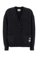 Isabel Marant Etoile Dark Grey Alpaca Blend Eborah Cardigan