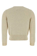 Isabel Marant Etoile Melange Light Grey Cotton Blend Lona Cardigan