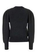Isabel Marant Etoile Charcoal Stretch Cotton Blend Kelaya Sweater