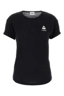 Isabel Marant Etoile Black Linen Koldia T Shirt