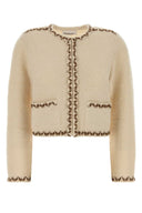 Isabel Marant Etoile 象牙色羊毛混纺 Rochelle 开衫