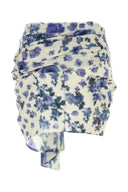 Isabel Marant Printed Stretch Silk Ovia Mini Skirt