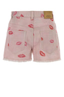 Isabel Marant Etoile Printed Denim Lesia Shorts