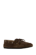 Miu Miu Brown Suede Loafers