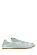 Miu Miu Mint Green Satin Sneakers