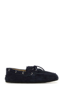 Miu Miu Blue Suede Loafers