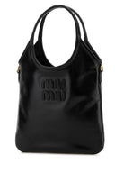 Miu Miu Black Leather Ivy Handbag