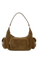 Miu Miu Biscuit Corduroy Pocket Shoulder Bag
