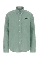 Miu Miu Embroidered Poplin Shirt