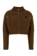 Miu Miu Brown Cashmere Cardigan