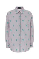 Camicia Etro In Popeline Ricamato