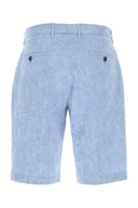 Etro Embroidered Cotton Bermuda Shorts