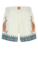 Etro White Polyester Swimming Shorts