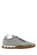 Sneakers Miu Miu Re In Nylon E Pelle Scamosciata Grigia