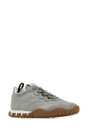 Sneakers Miu Miu Re In Nylon E Pelle Scamosciata Grigia