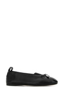 Miu Miu Black Nappa Ballerinas